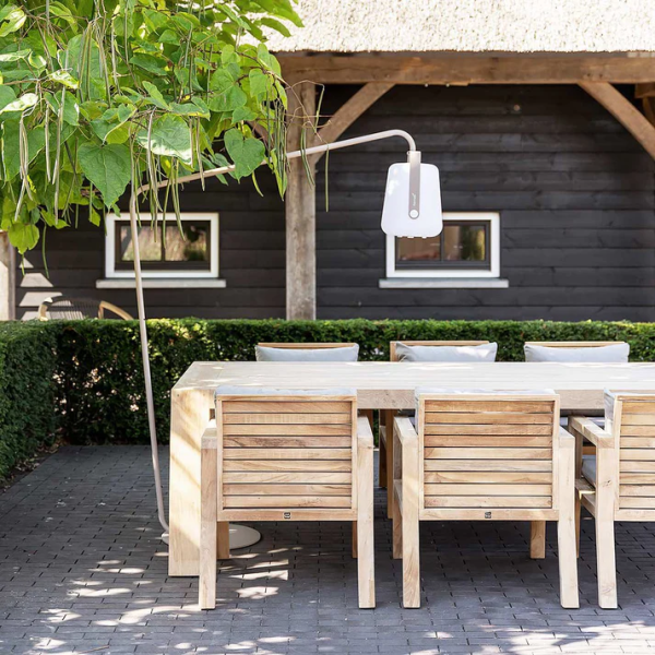 Tuinset Italië - Teakhout met 6 stoelen - Afbeelding 2